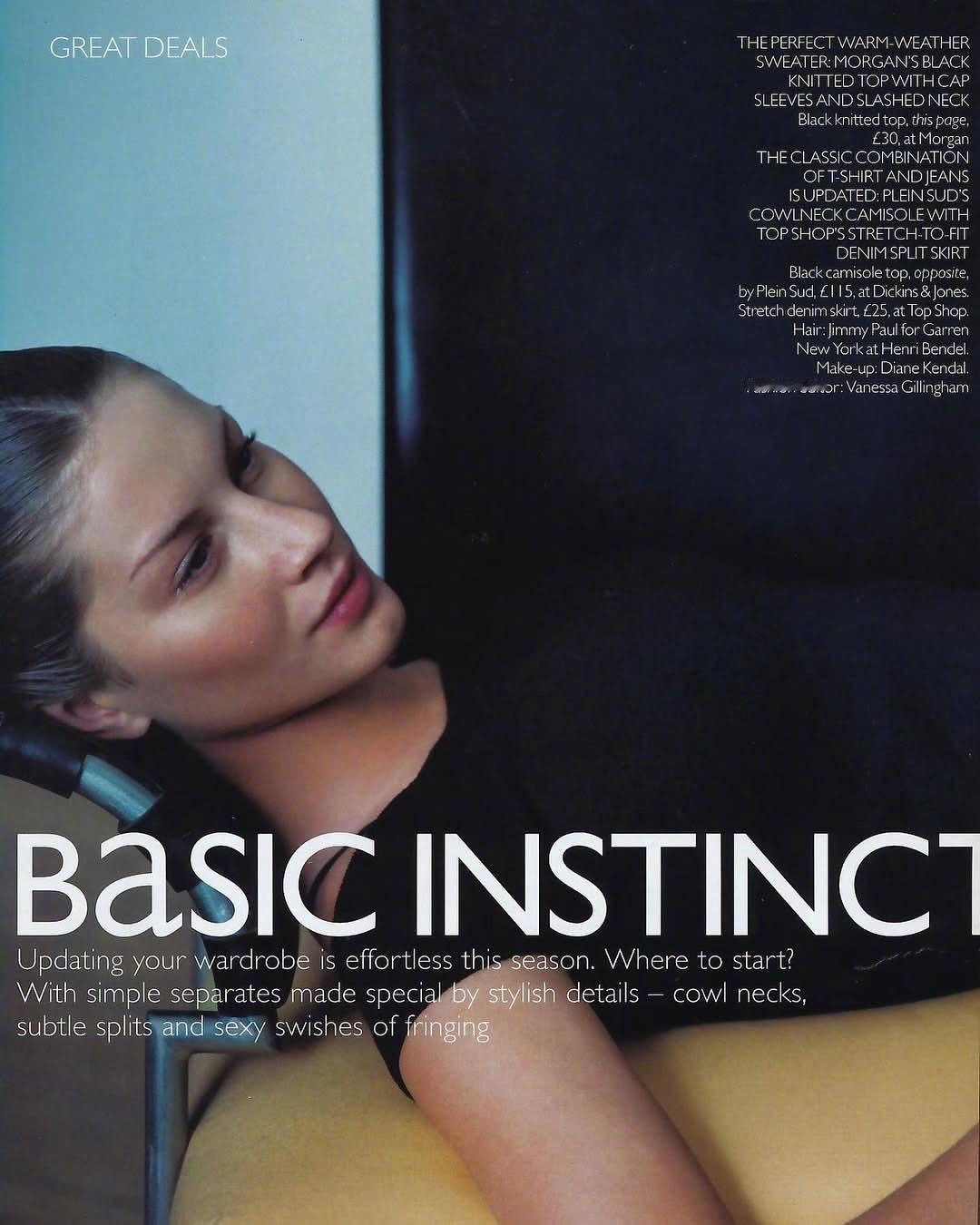 吉赛尔·邦辰Gisele Bündchen 1998年为英国版《Vogue》拍摄