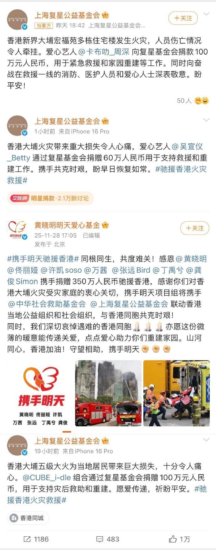 周深、王一博、易烊千玺、谭松韵、倪妮、林俊杰、潘玮柏、虞书欣、张钧甯、姚琛、陈晓