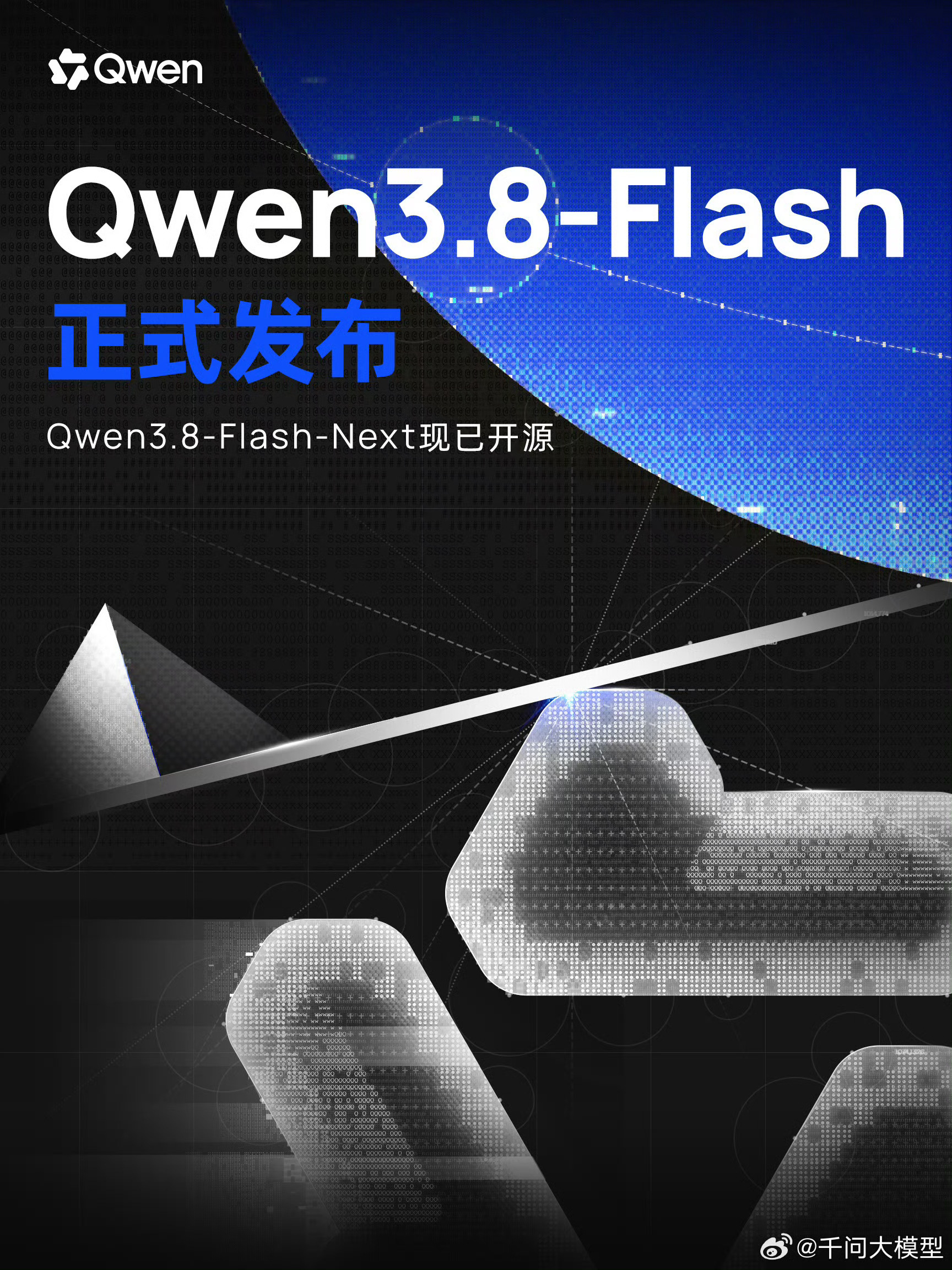 阿里千问发布Qwen3.8-Flash，过去，大模型能力提升往往伴随着参数规模、