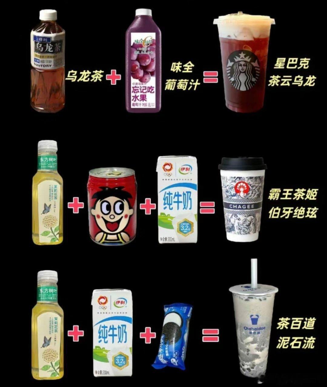 在家也可以学着做大牌饮品，有这配方谁还不会，轻轻松松实现奶茶自由[嘻嘻][嘻嘻]
