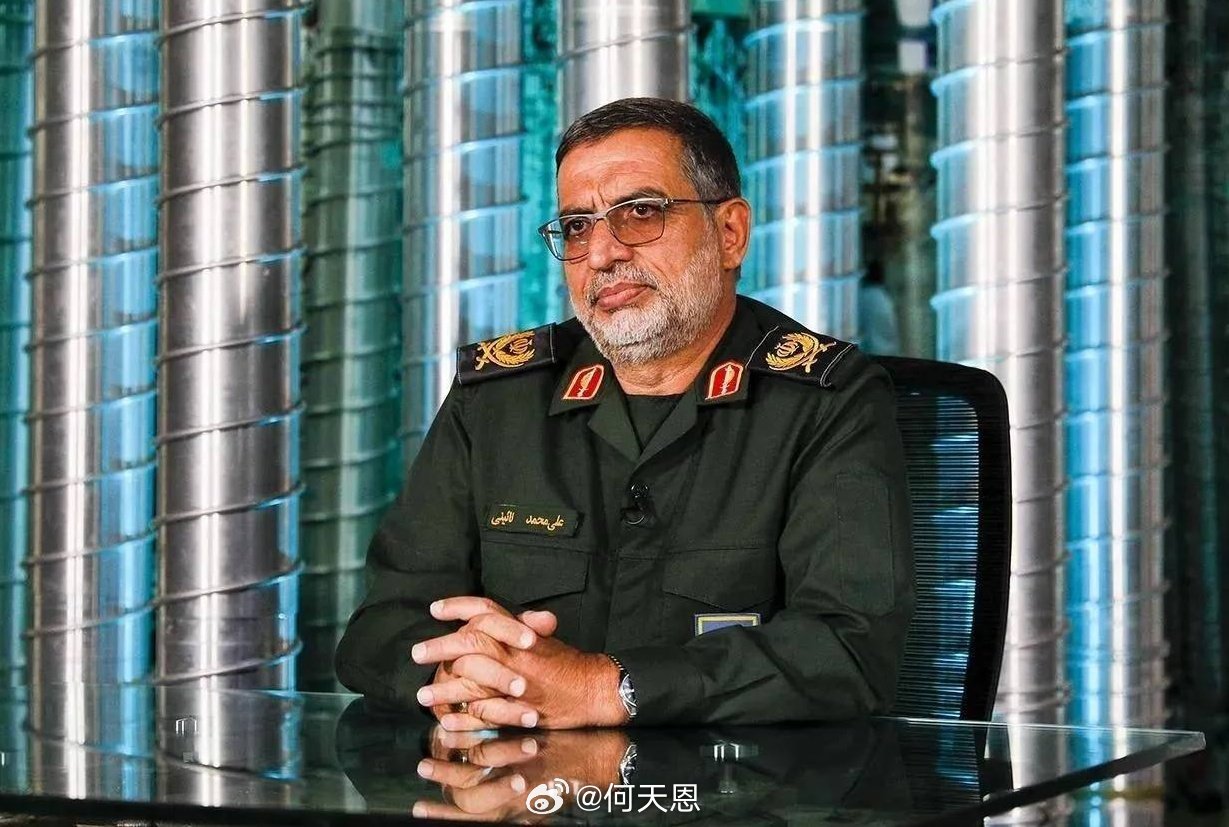 最新消息：伊朗伊斯兰革命卫队发言人阿里·穆罕默德·奈尼在美以德黑兰的空袭中身亡。