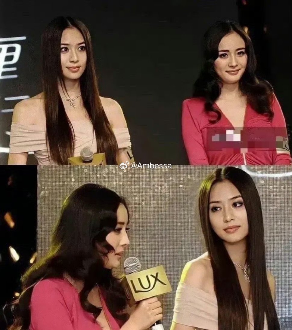 杨幂旁边的这个大美女是谁啊！感觉杨幂都没她漂亮。 ​​​