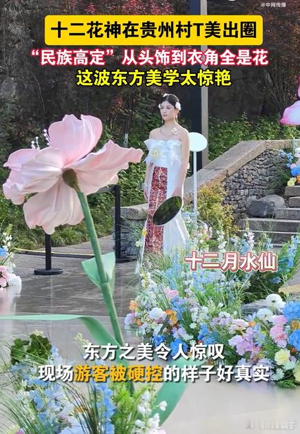 十二花神在贵州村T美出圈十二月花神齐聚贵州村T，每一位都自带仙气，民族元素和花卉
