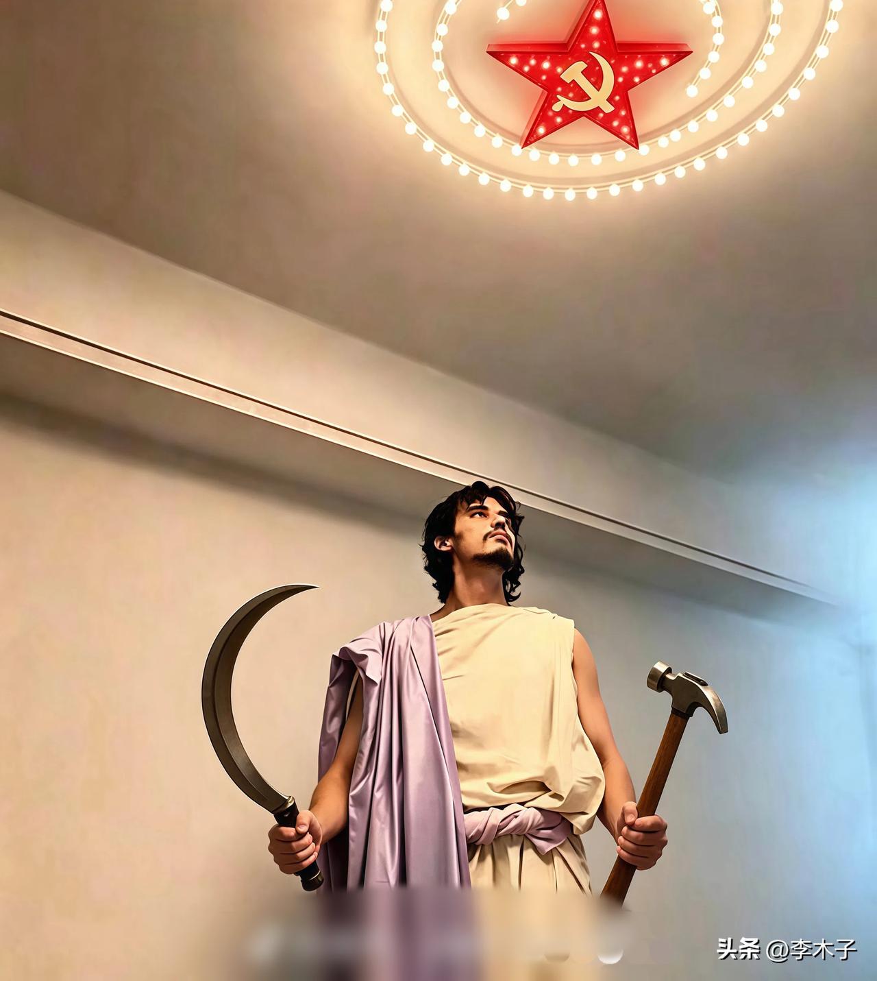长的像耶稣，名叫路西法，前穆斯林出身，信仰共产主义。
一张图要素太多了！buff