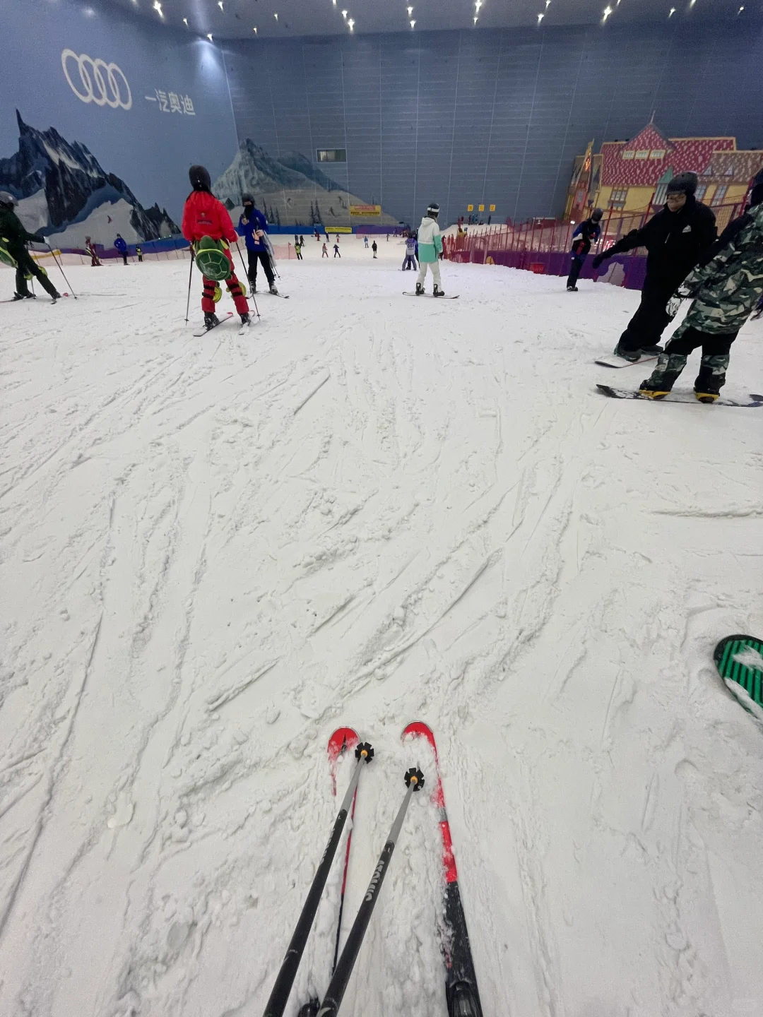 ❄冰雪奇缘！热雪奇迹滑雪初体验，超燃来袭！🎉