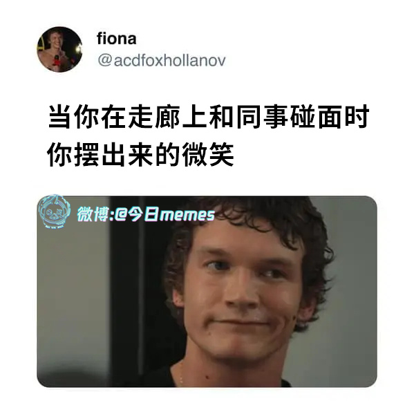 啧笑（acdfoxhollanov）今日meme 今日memes