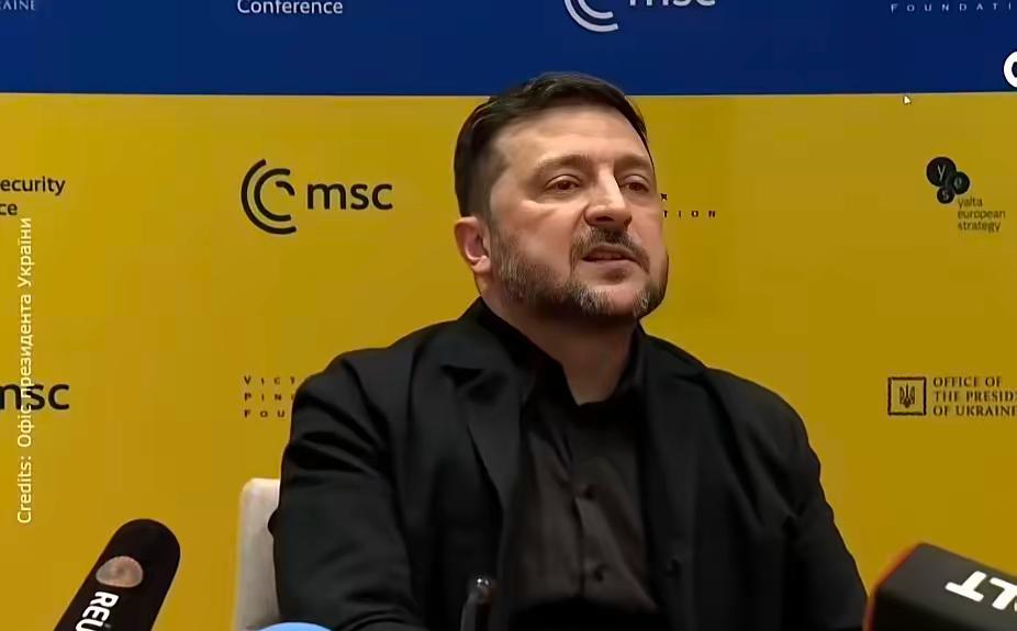 慕尼黑安全会议上，乌克兰总统再次强调，乌克兰军队绝对不会从顿巴斯撤出，这是基本原