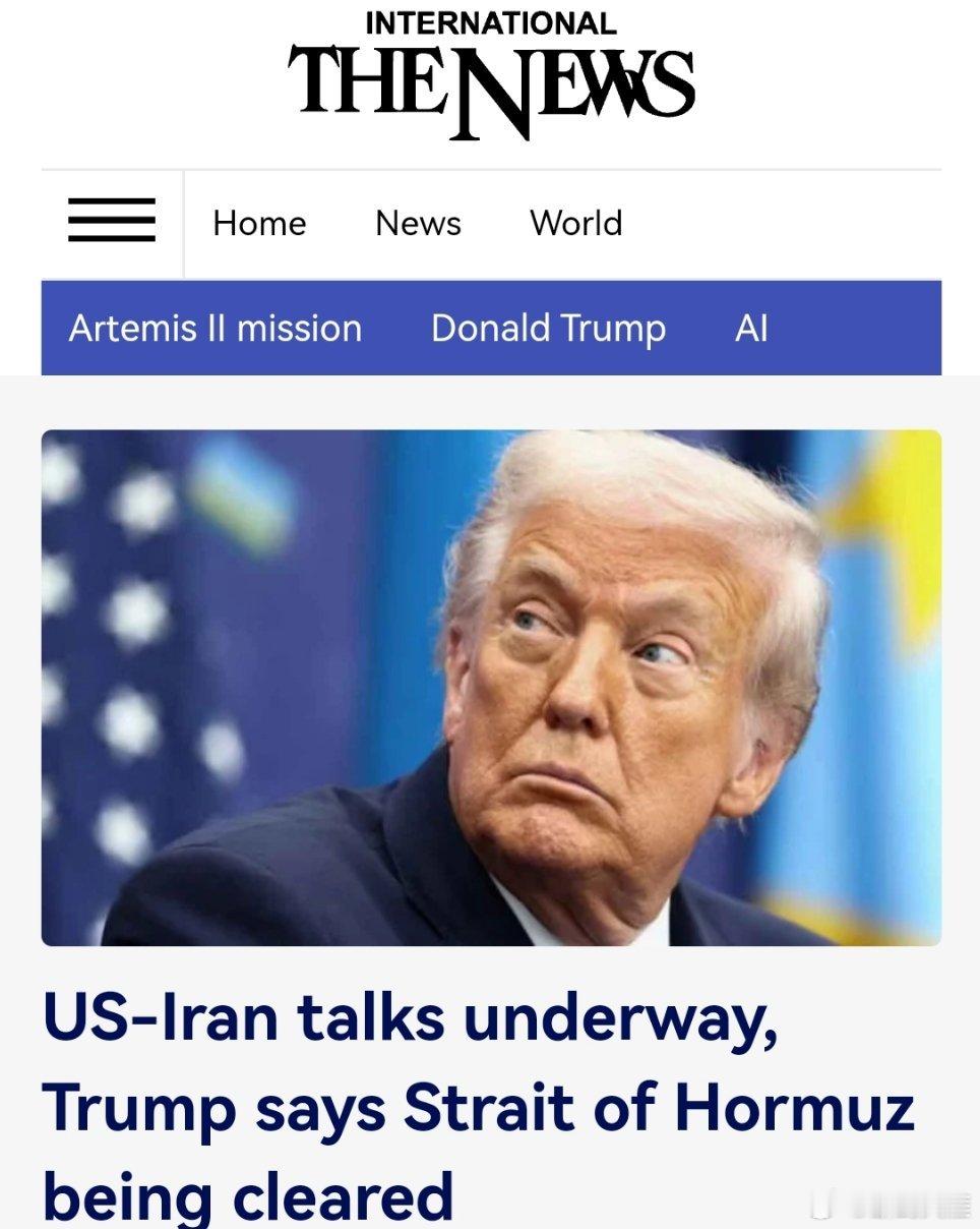 伊方拒绝共同管控霍尔木兹海峡美伊会谈正在进行，特朗普称霍尔木兹海峡正在恢复通行周