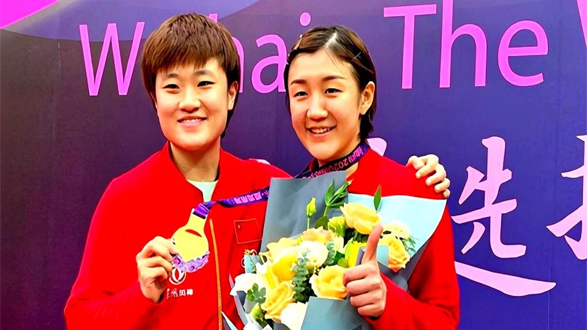 就为个身高，国乒粉丝都快打起来了。

巴黎奥运那场女单决赛，陈梦4:2赢了孙颖莎