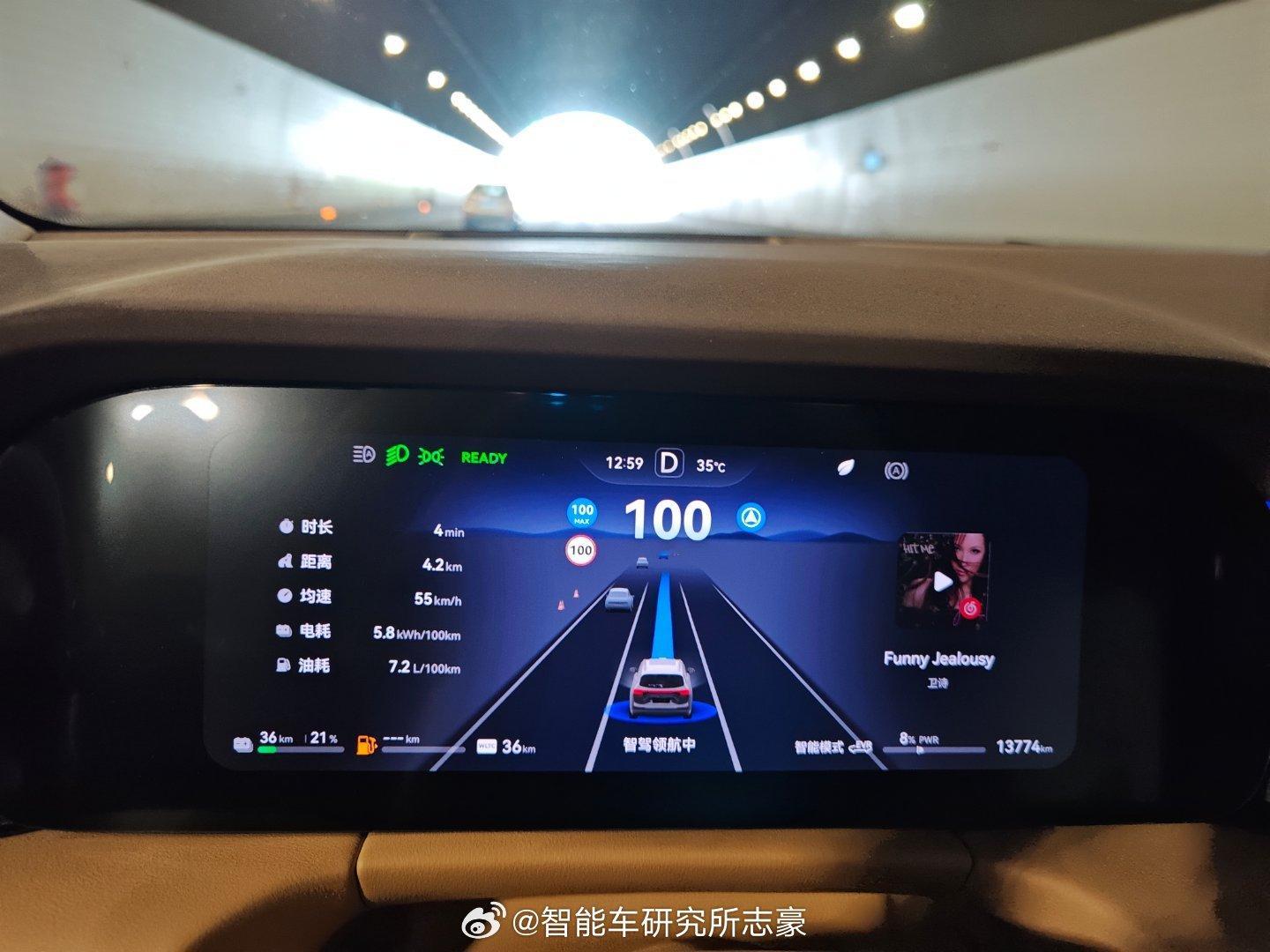 表显油量续航为0的时候，电量保持不变，还多开了36公里事实证明，开增程车真的可以