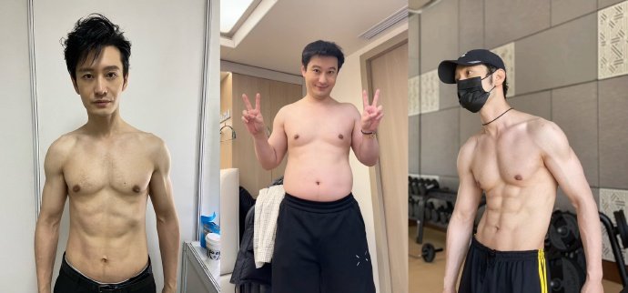 这这这竟然都是黄晓明晓明哥太敬业了！为《戴假发的人》演孟中，减脂瘦到脱相；拍《阳