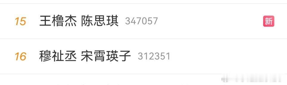 好好好，王橹杰穆祉丞你们俩嘿热搜都挨在一起，我又嗑到了，是不是有病穆祉丞 宋霄瑛