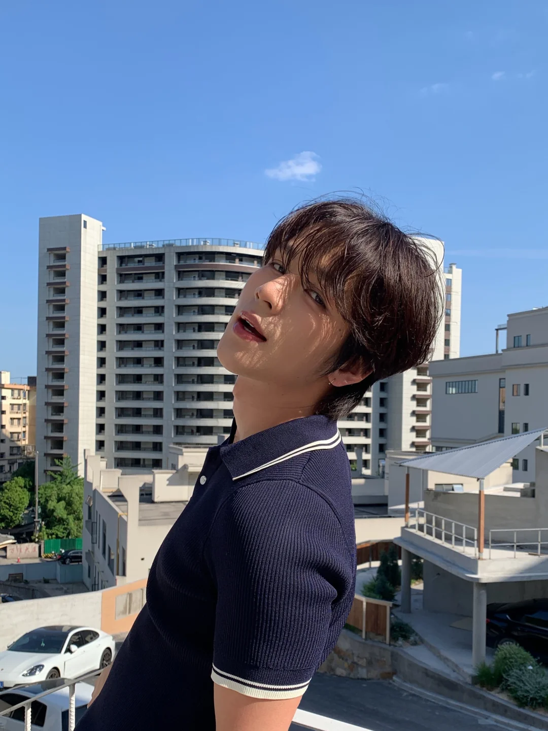 在晴空之下的少年感☀️