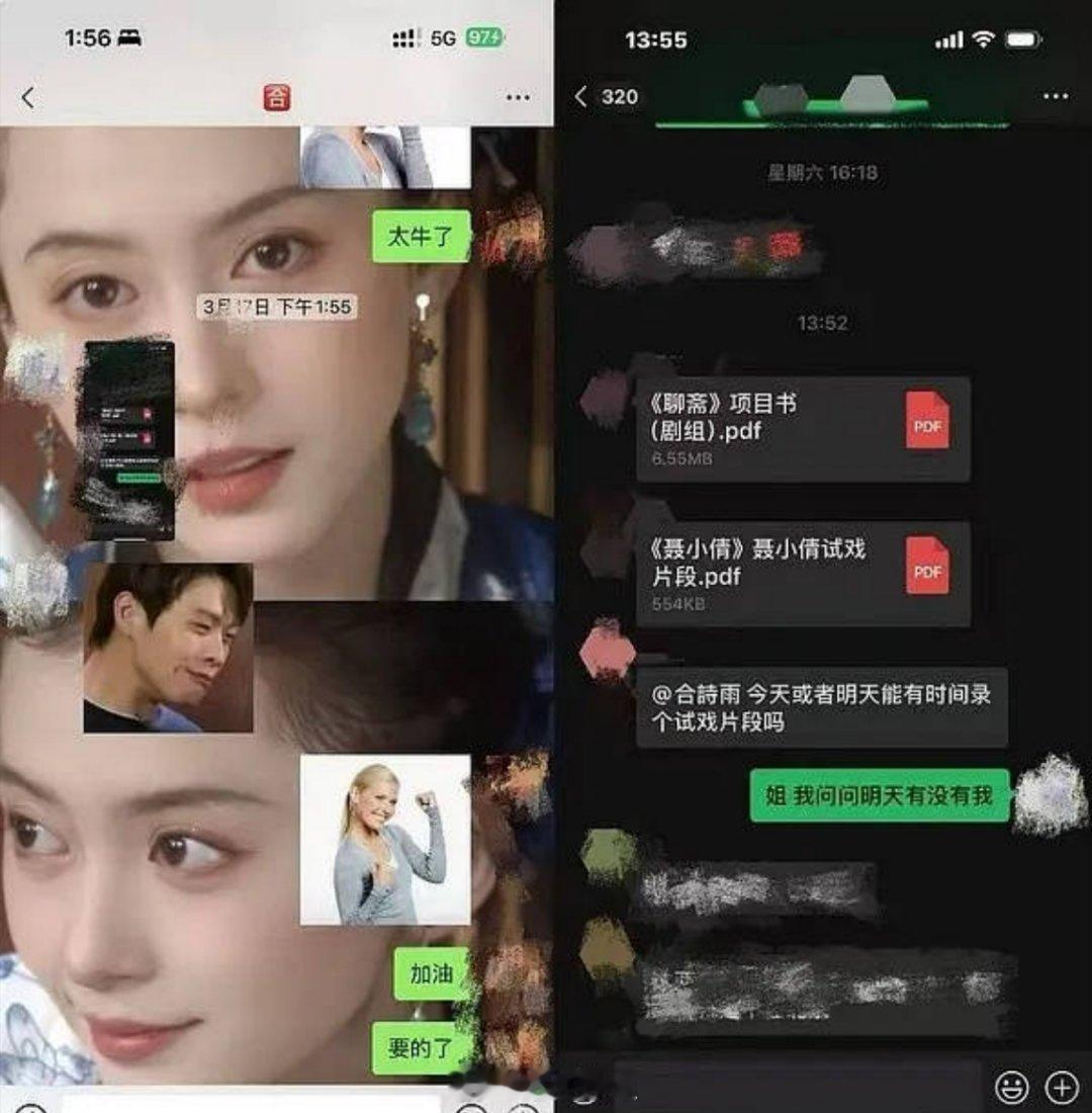 合诗雨3月份就去试戏了，后来为啥传成合诗雨抢了周洁琼的角色？ ​​​是谁在搞鬼 