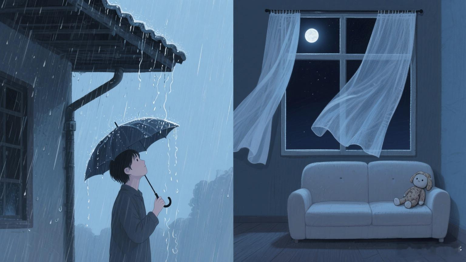 想念是种奇怪的东西，有时像雨天的屋檐，把细碎的情绪都兜住；有时又像漏风的窗，让回