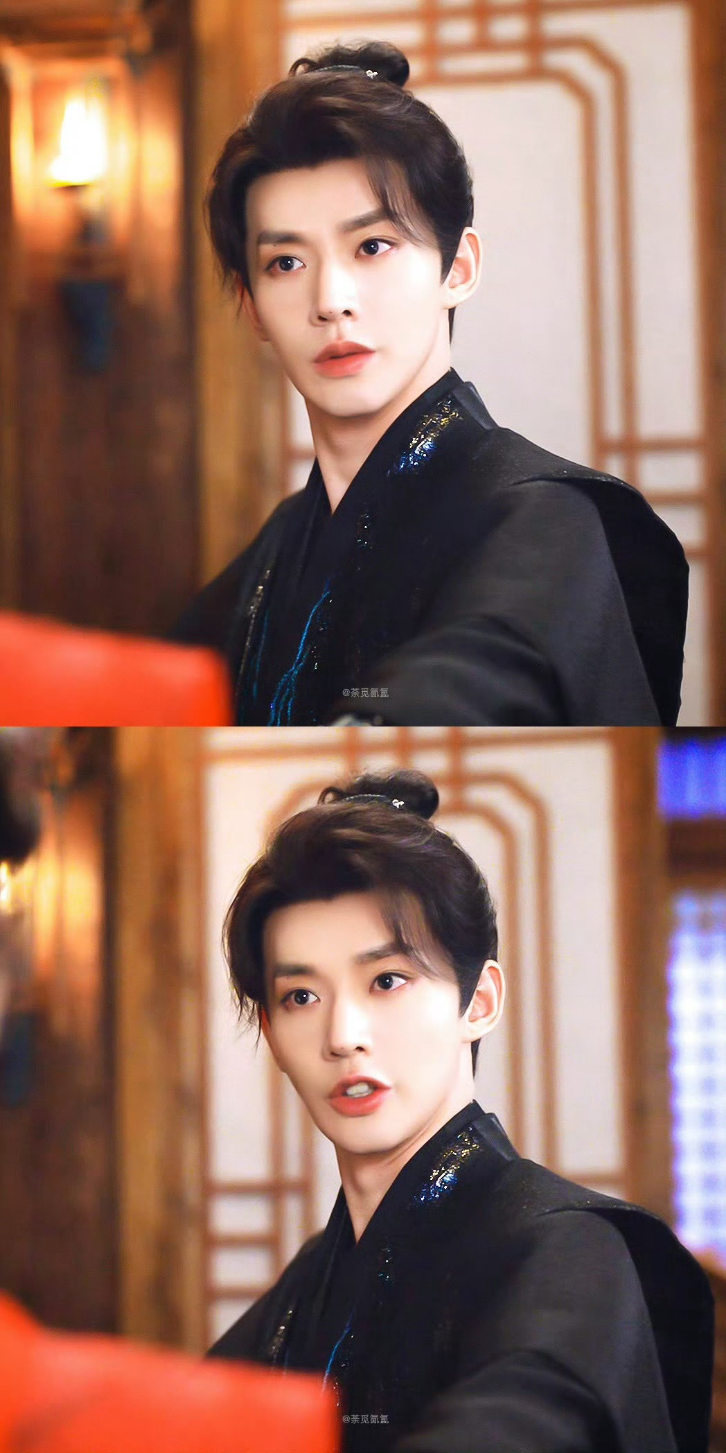 邓为苏易水 ·邓为仙台有树 ·邓为 宽肩窄腰 美人胚子丸子头好秀气 苏程实在是貌