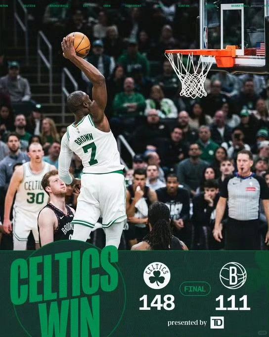 凯尔特人微速递 Home team crushes Nets☘️ 
