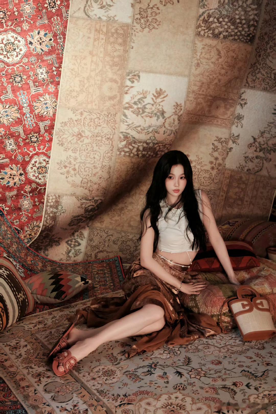 【虞书欣波西米亚风造型 】欣欣每次都是有效造型！这个波西米亚风复古浪漫又随性虞书