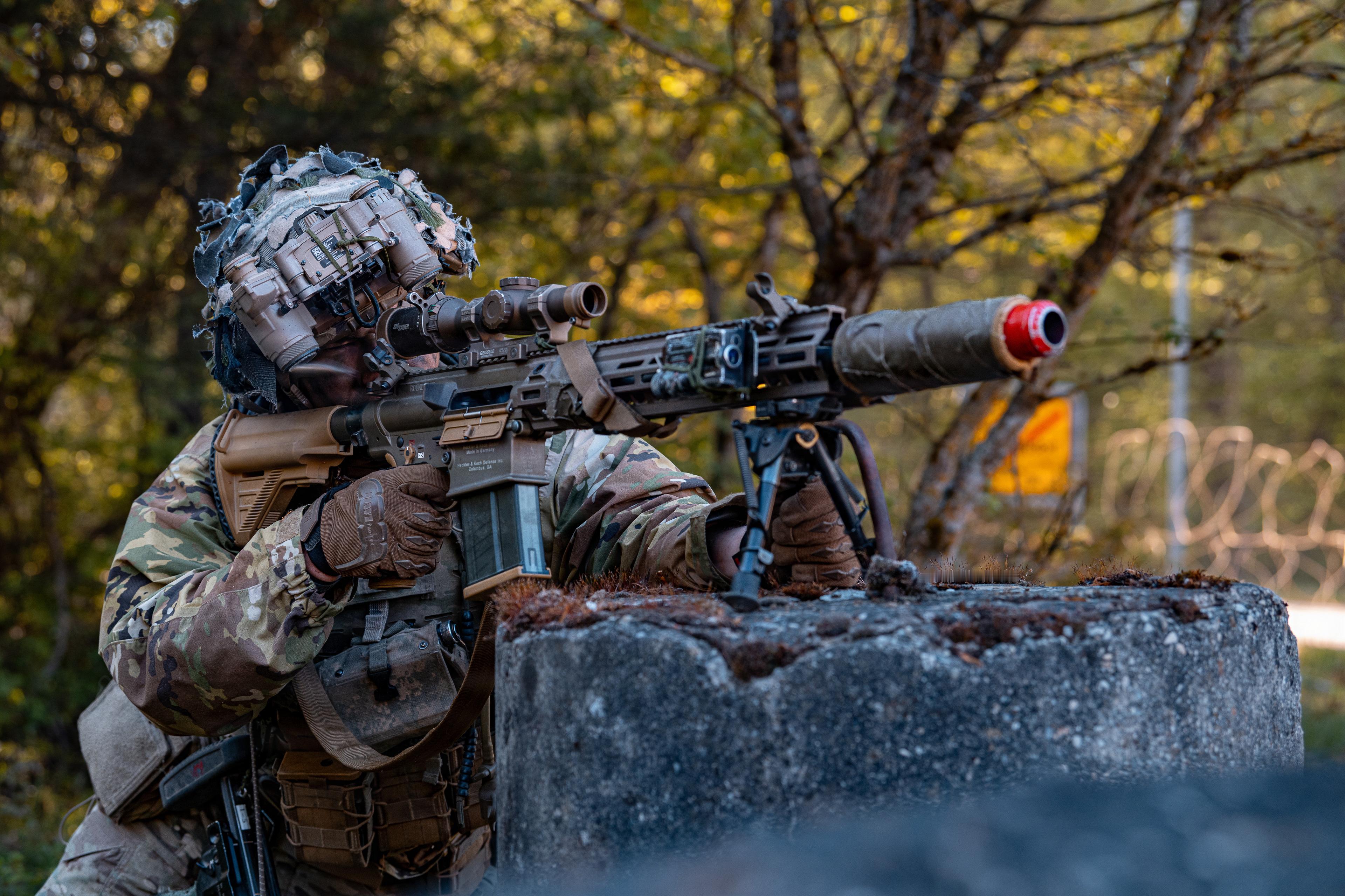 美国陆军第3步兵师M110A1 SDMR射手烽火问鼎计划