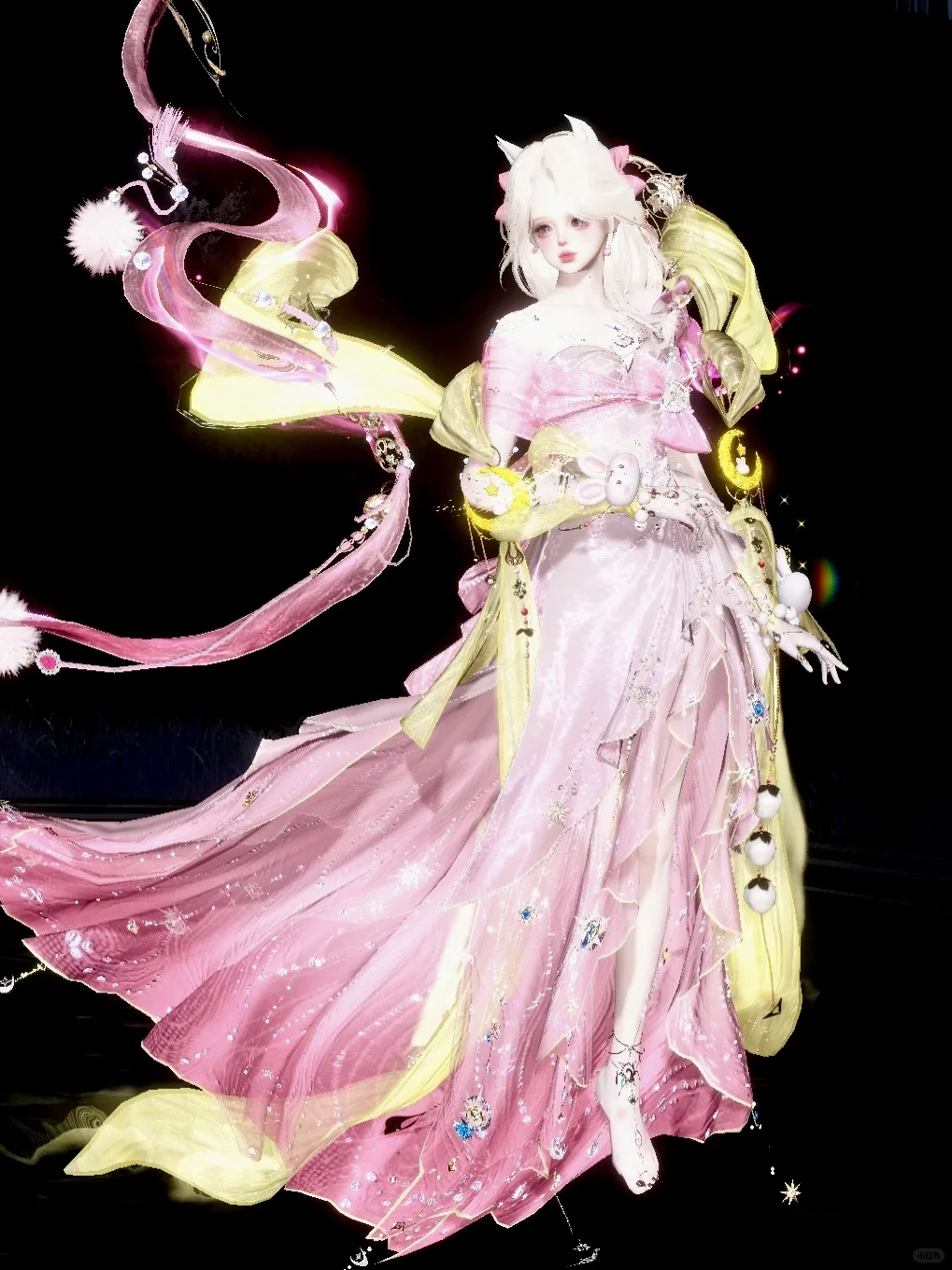 太漂亮了太美了，忍不住把背饰也抽了🎀