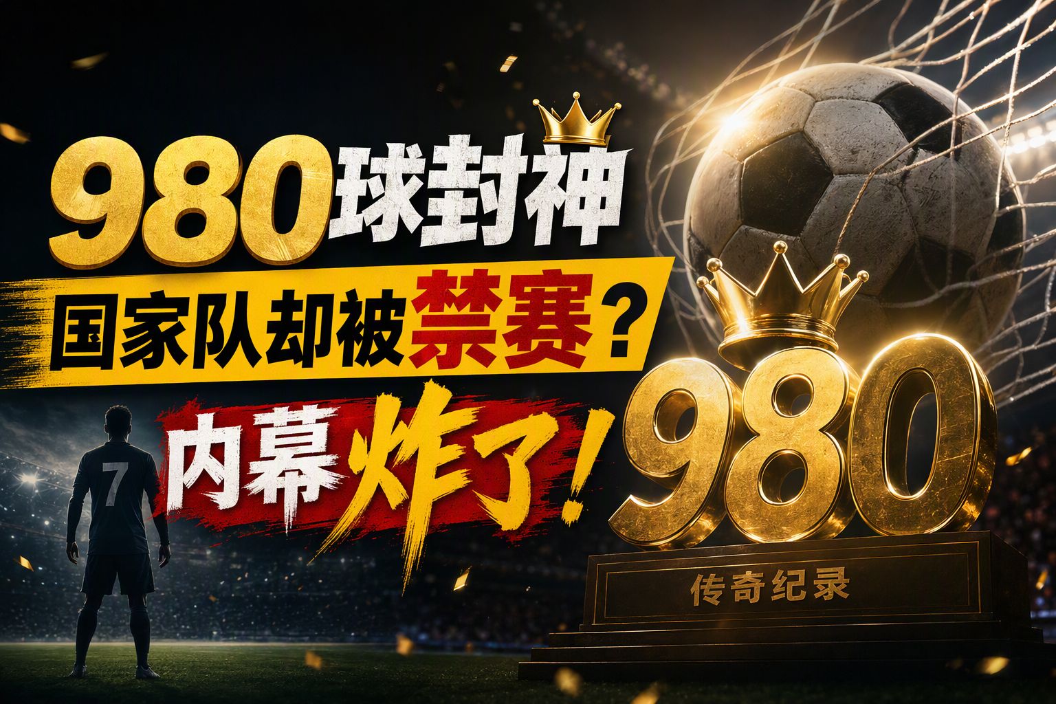 C罗980球封神，国家队却被禁赛？内幕炸了