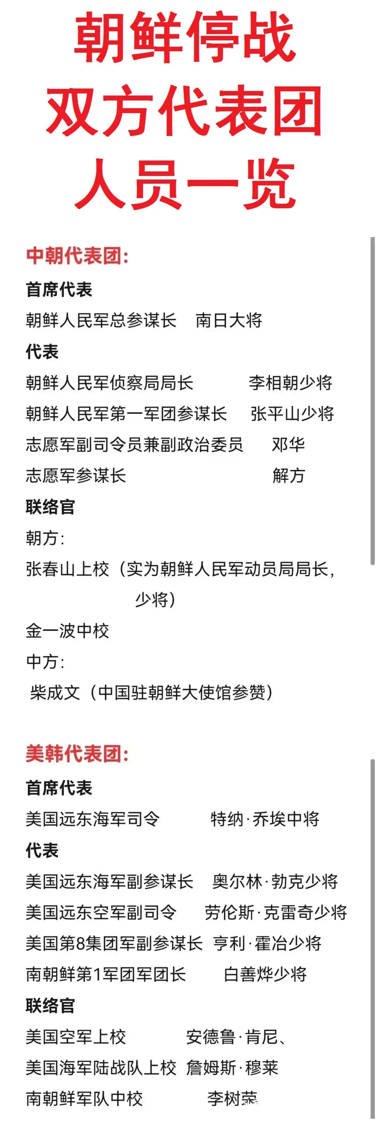 抗美援朝停战协议签订时都谁在现场？
朝鲜：金日成大将参与；
我国：邓华上将参与；