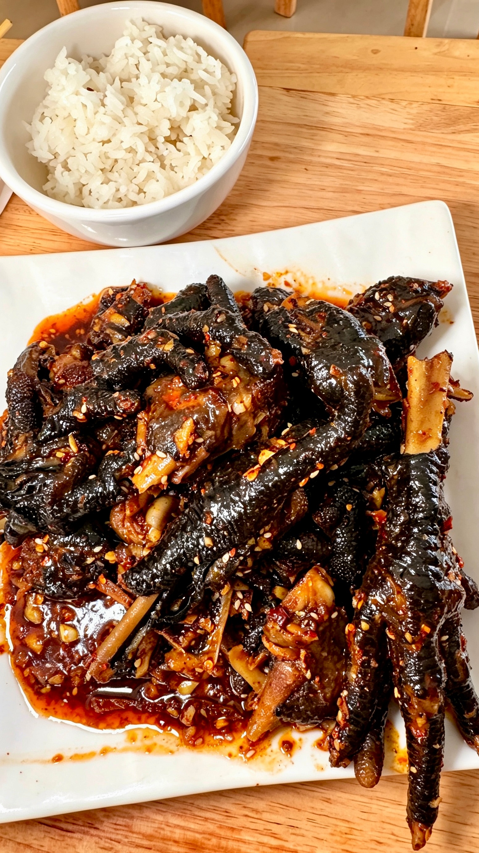 丽江城中村的宝藏小店，又让我发现一家，菜量很大，鸡脚必点，人均40，这些是我前几