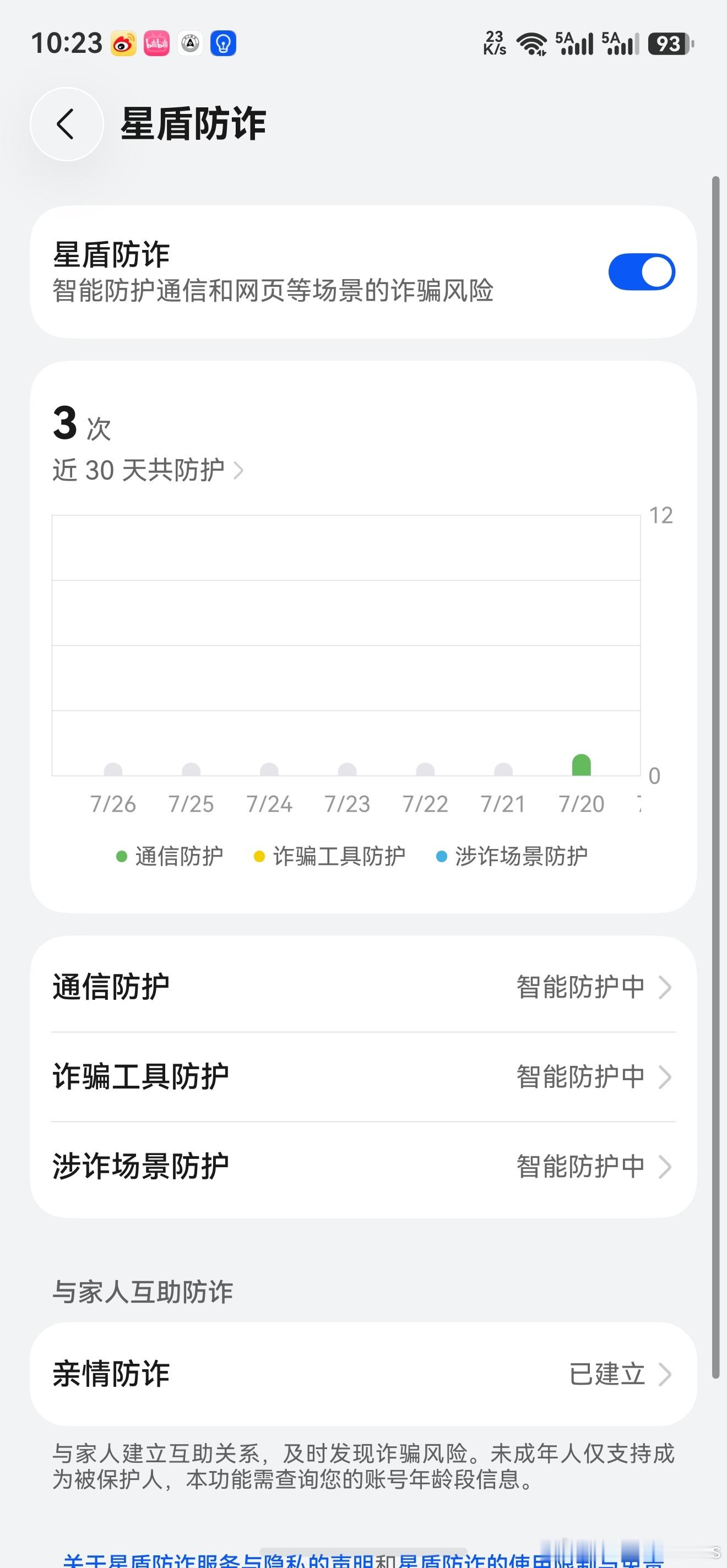 韩路感谢华为手机华为最强的就是信息安全，特别是鸿蒙系统而且还可以帮亲人防诈图5另