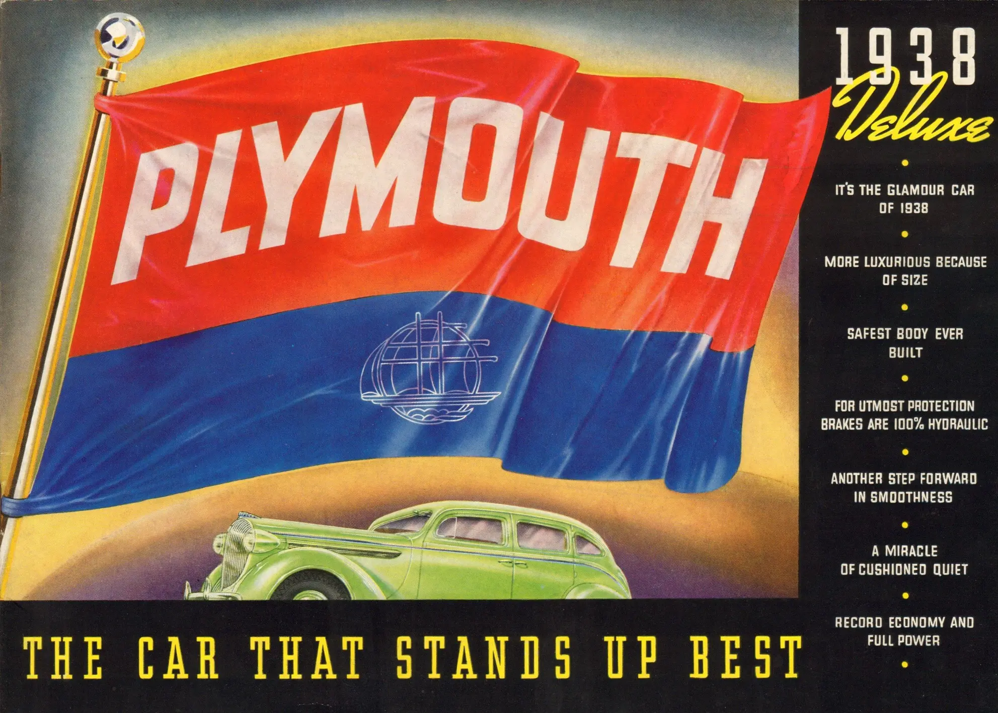 三十年代末的普利茅斯汽车。1938 Plymouth