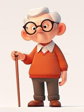 我的穷老丈人，虽然80岁了，但是，从来没长大过，现在，我们拿他当孩子养。
他年轻