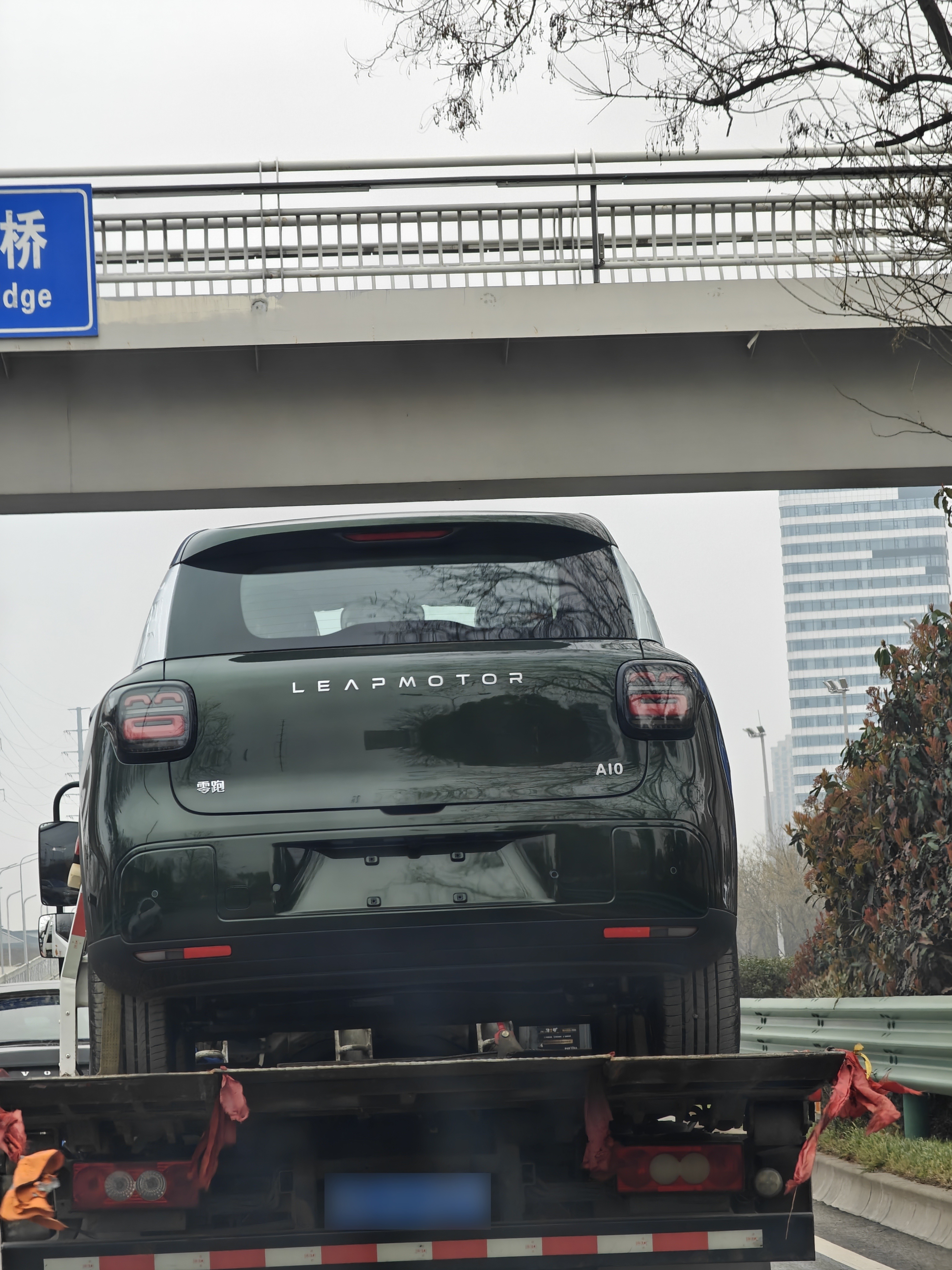 看到一辆零跑a10 