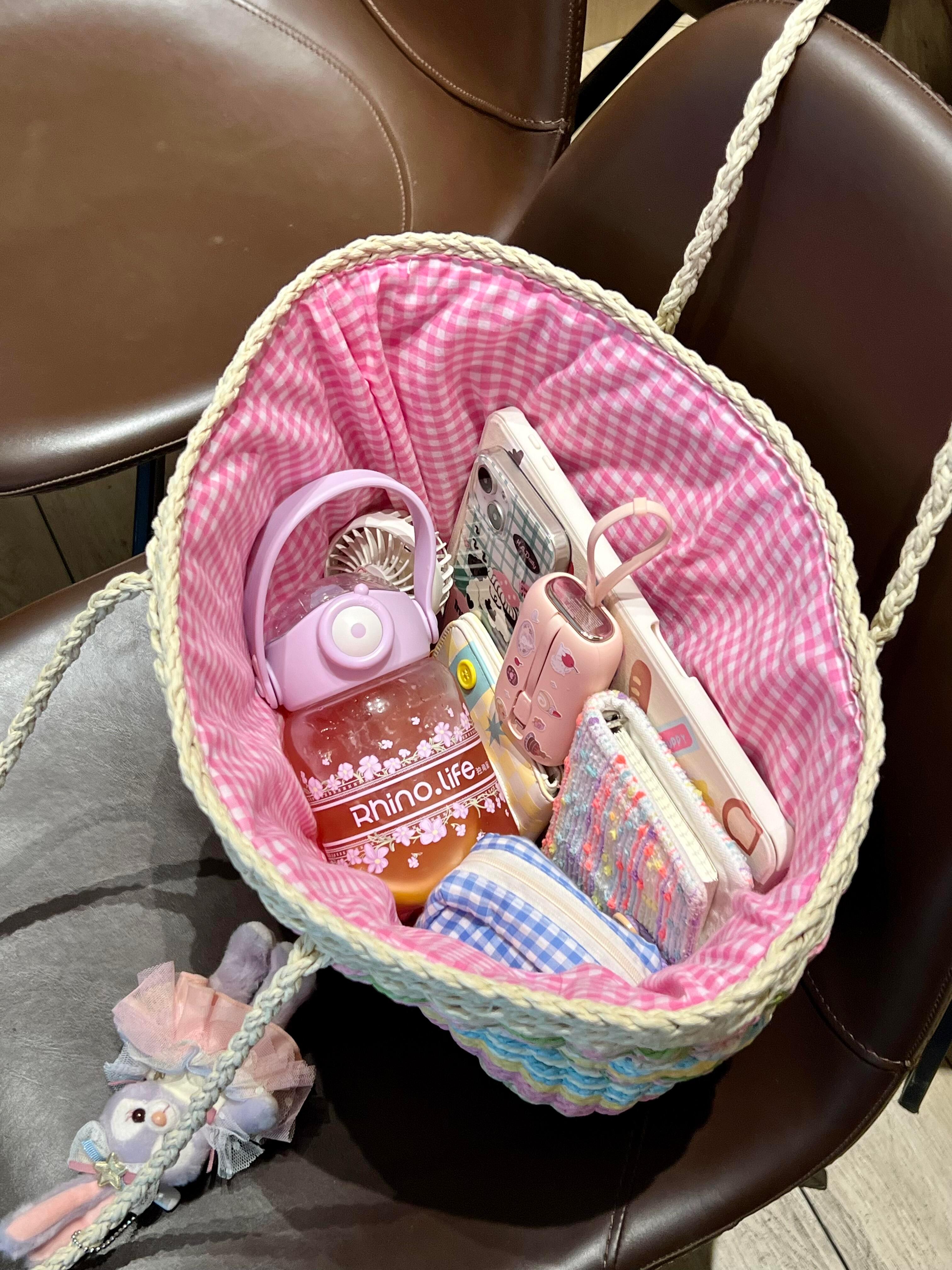 适合带去海边的夏日编织包度假风满满！[哇] ​​​