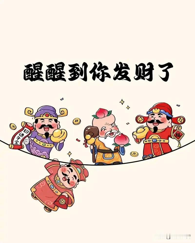 醒醒，到你发财了。
[大笑][大笑][大笑]
醒醒吧， 你在哪我发你