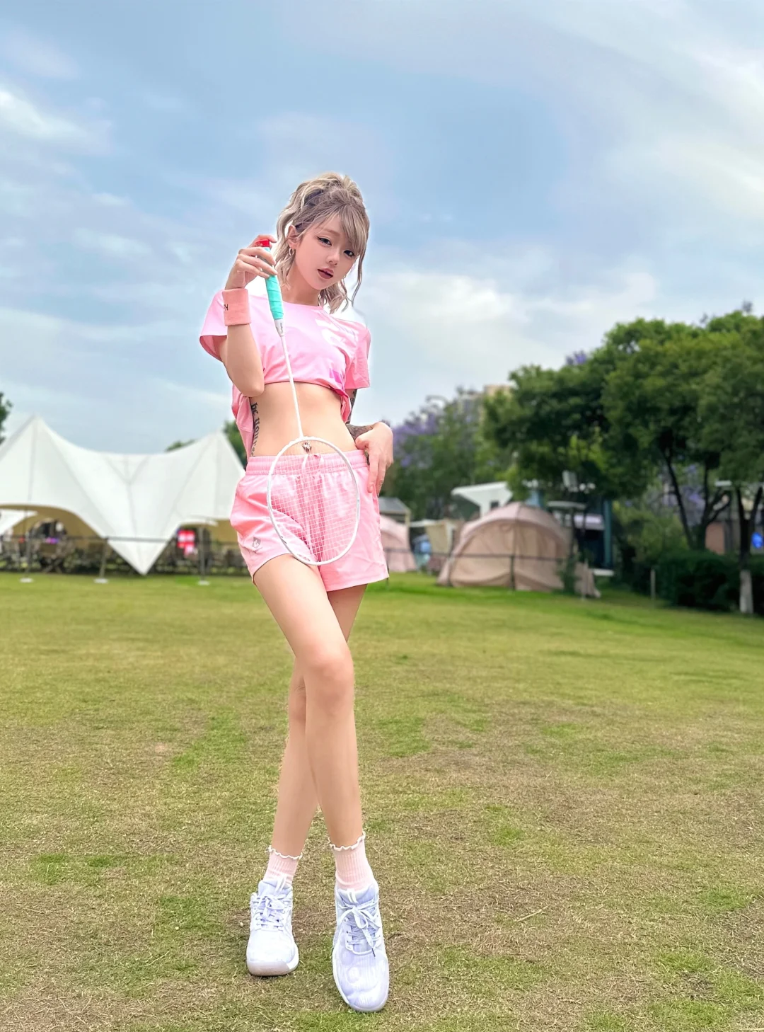 粉粉嫩嫩羽毛球装🏸️💕