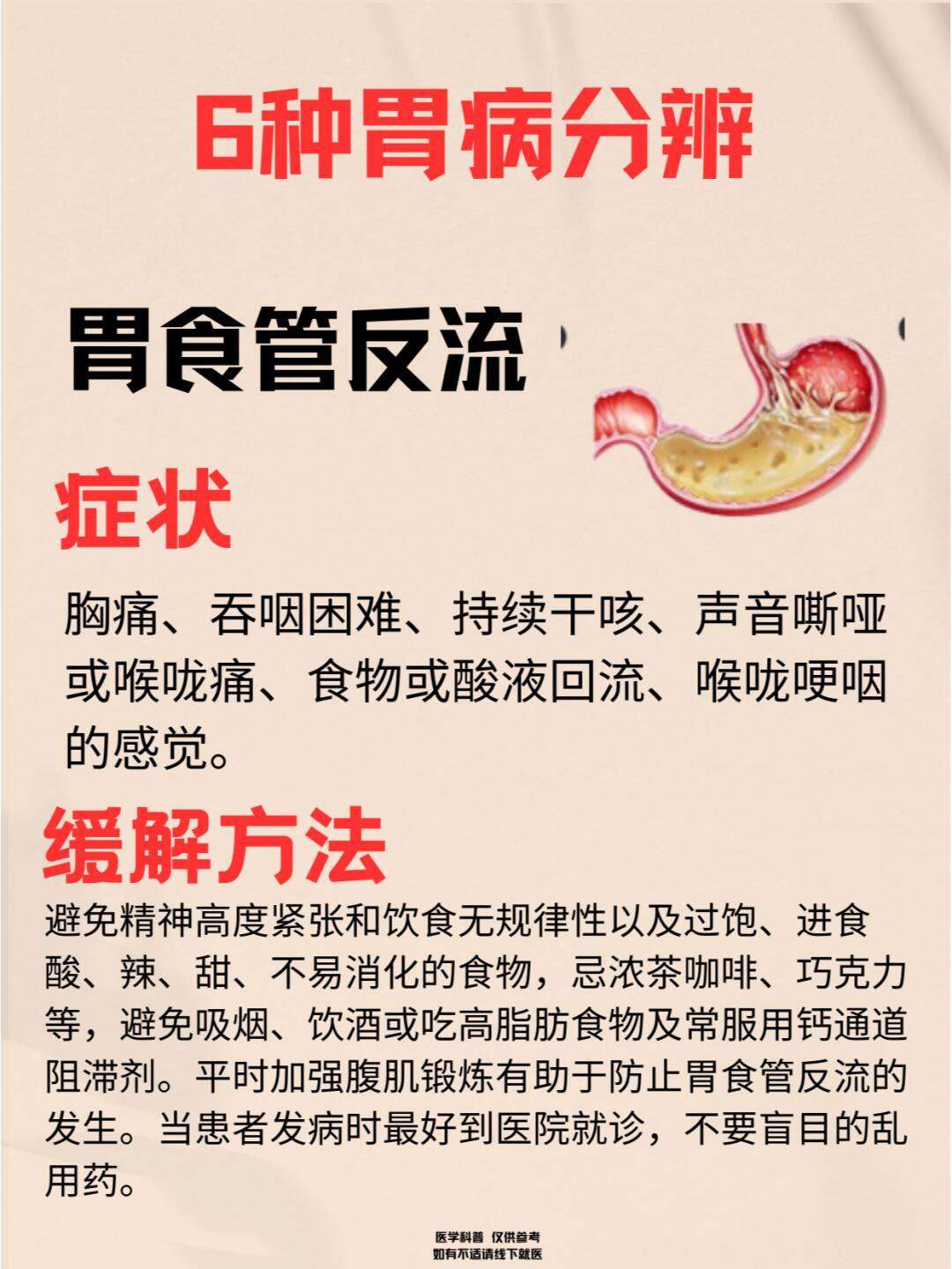 6种胃病分辨（附生活注意事项）养好脾胃！每个人多多少少都有一点脾胃问题，以下15