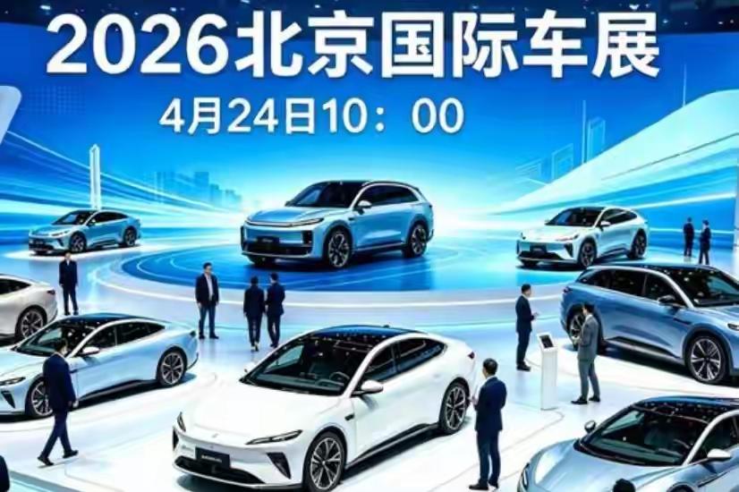 2026北京国际车展盛况空前，名车汇聚，覆盖国内外主流整车企业，知名品牌车辆矩阵