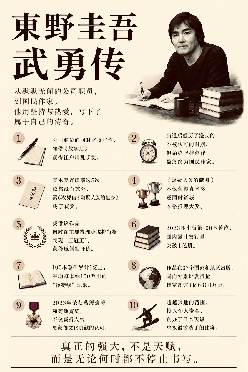 他究竟牛在什么地方东野圭吾去世