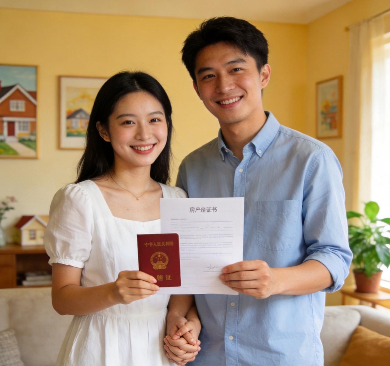 97年新郎婚礼当天，把名下所有婚前房产、存款全部转到99年新娘名下，一句“不共财