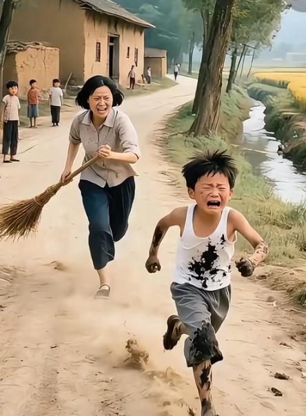 昨晚看着儿子被他妈妈用衣架打得嘴巴出血，哭得撕心裂肺，我这心里像被揪着疼！

就