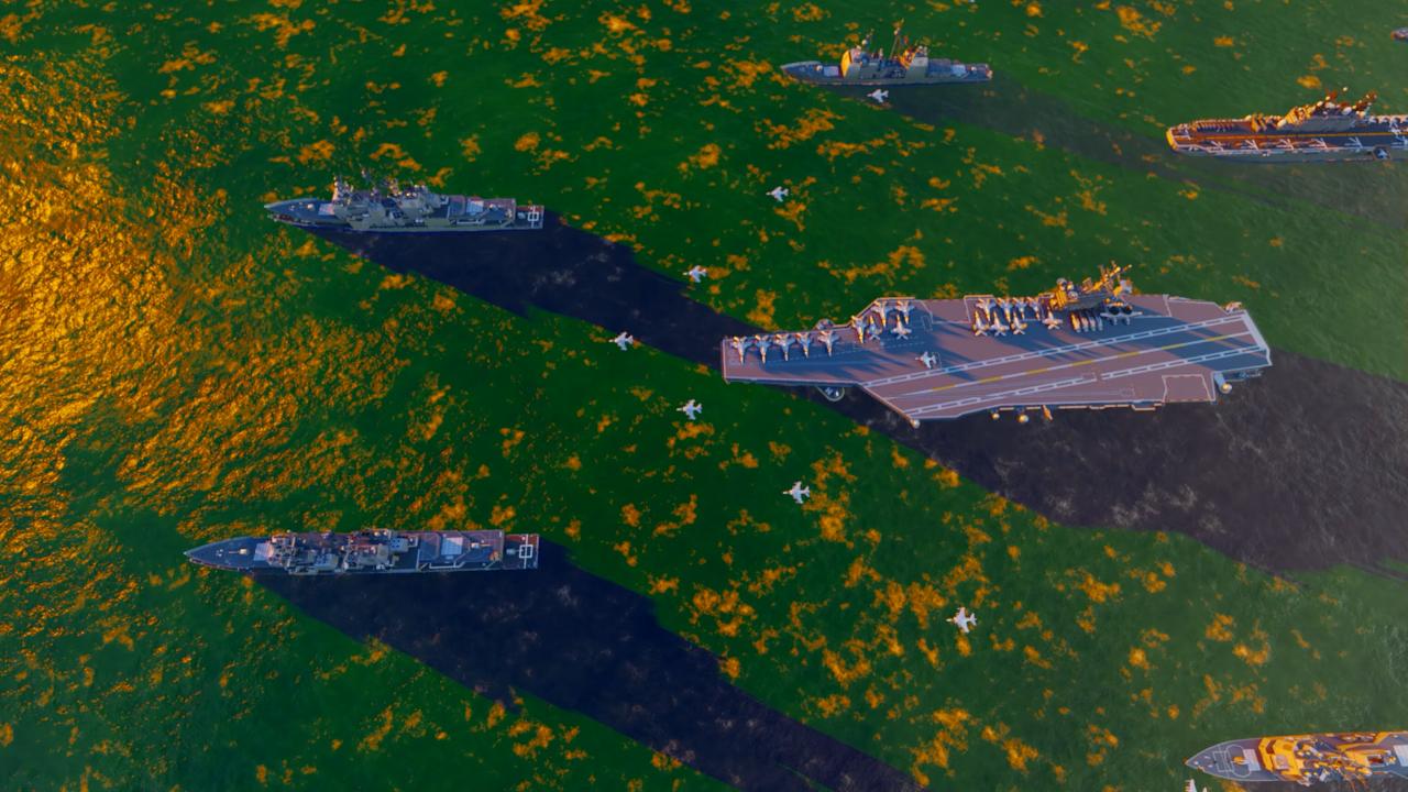 11余万吨 VS 10万吨！这次，真的超越了。
11万余吨核航母 + 6.5万吨