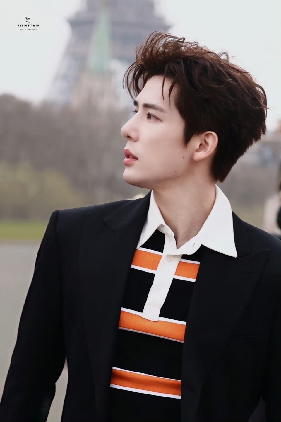 老王家的人是不是都是帅哥王一博王安宇真的闪耀巴黎了 