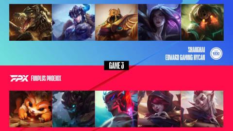  【EDG vs FPX】第三局

MVP：Uzi（卡莎）

虽然EDG开场就失