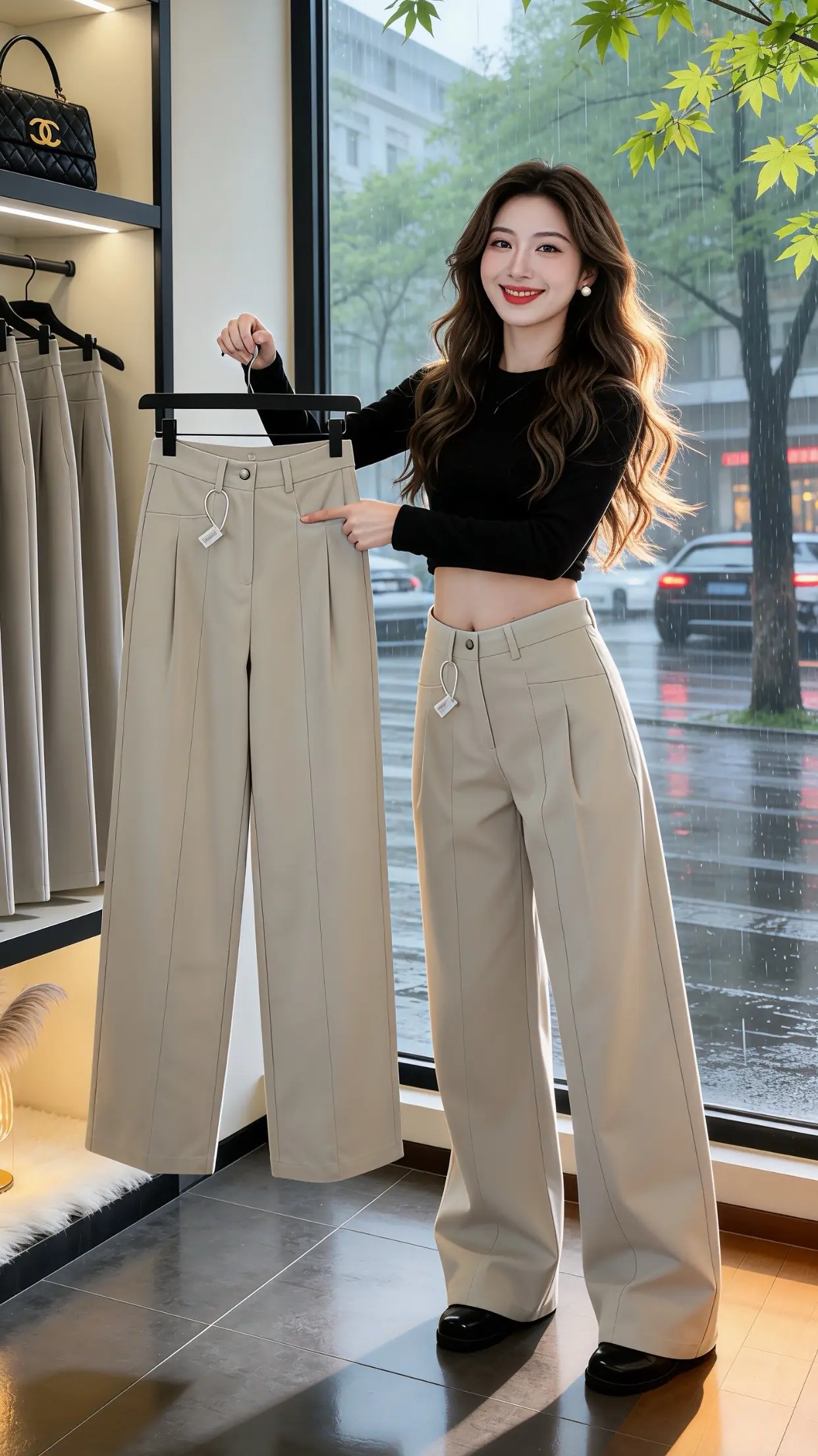 穿出你的chic风 显瘦显高显腿长裤子 百搭神裤人手一条 适合小个子的...