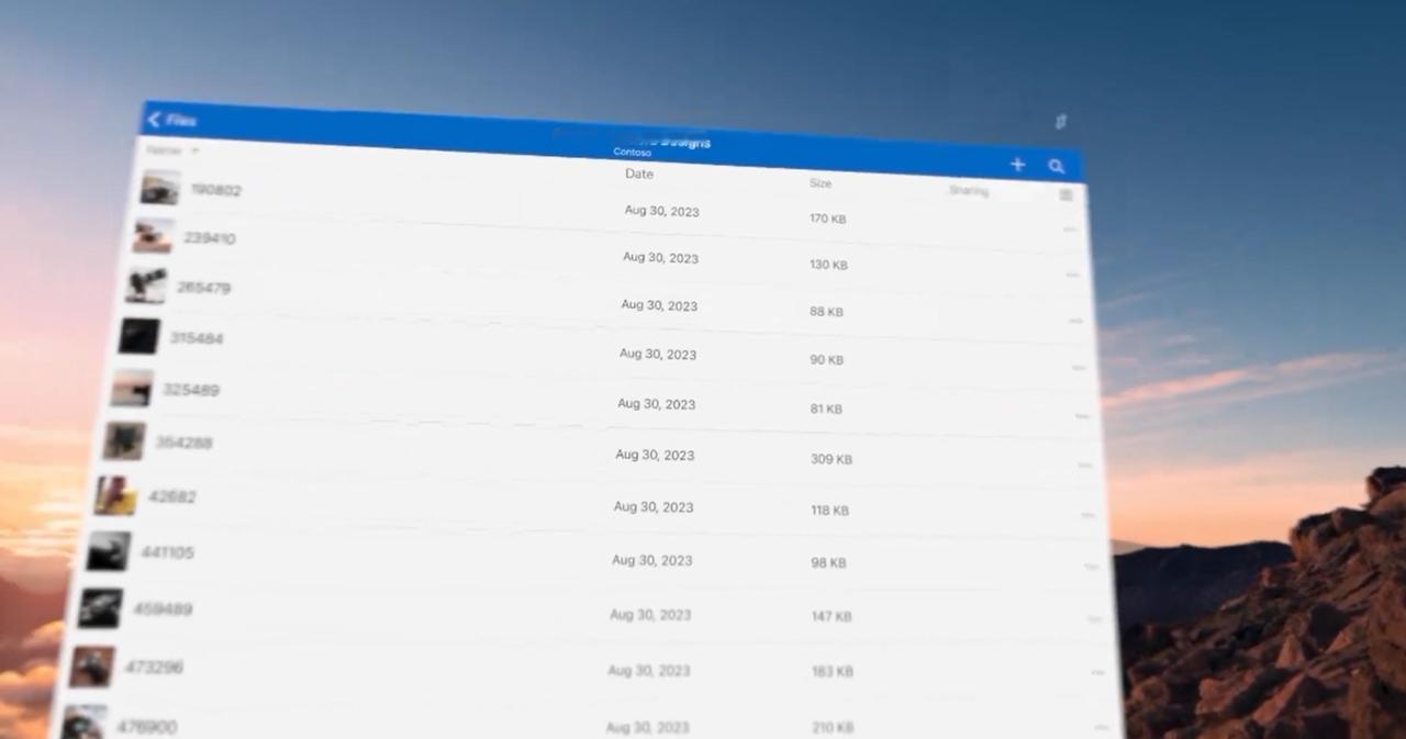 OneDrive 已经适配 Apple Vision Pro 了，通过 Appl