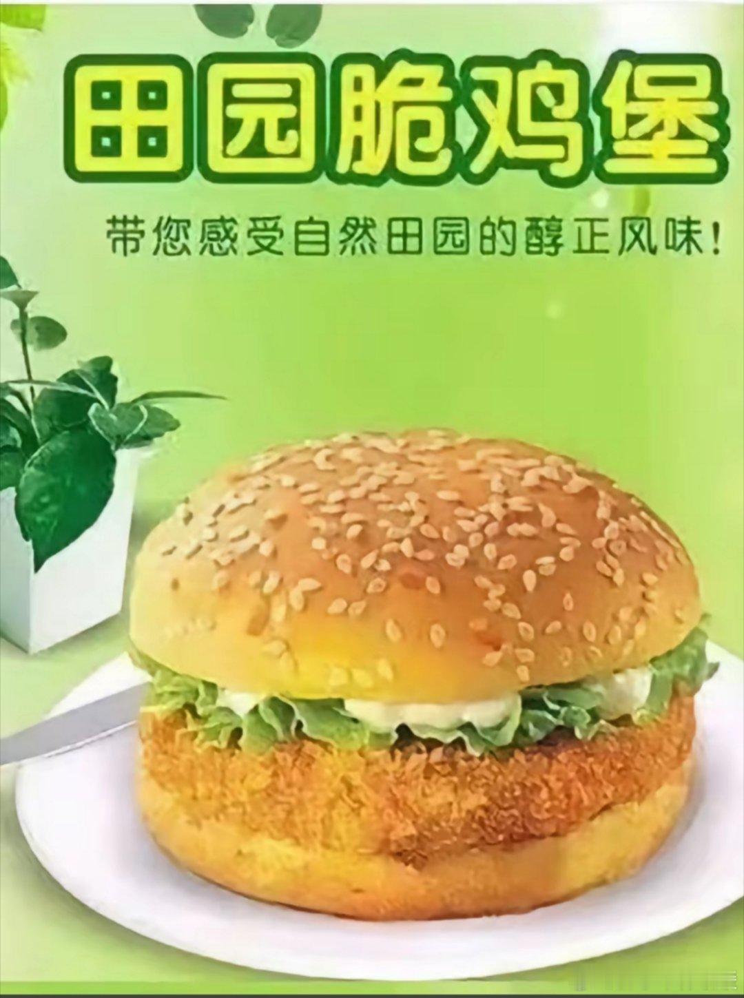 我太饿了！想吃肯德基了！想吃小时候的味道了！你说是田园脆鸡堡爆好吃，还是我小时候