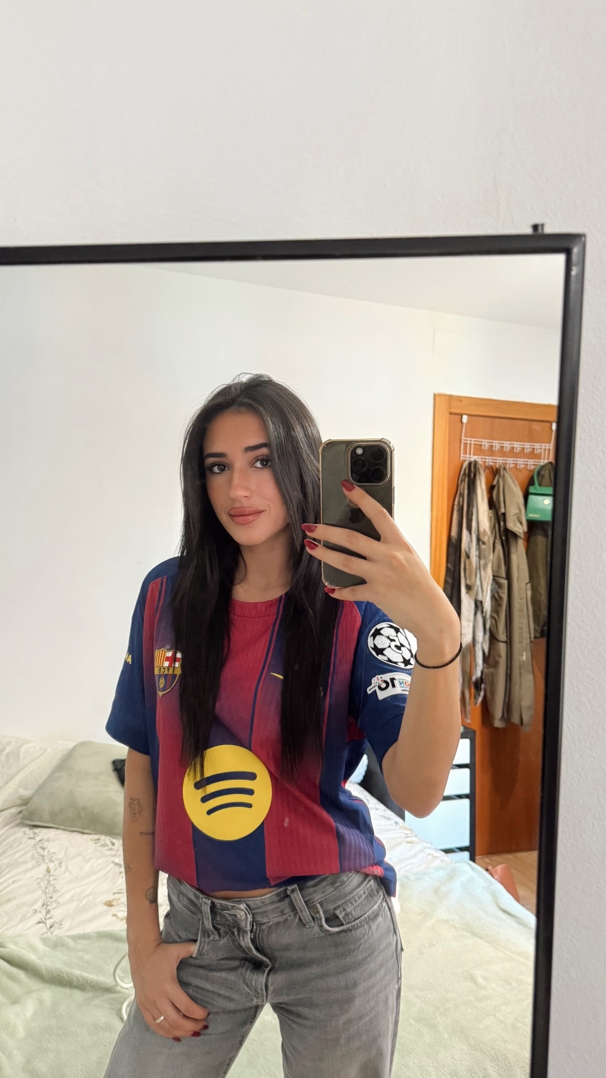 杰拉德-马丁女友❤️💙巴萨热点现场欧冠联赛 ​​​