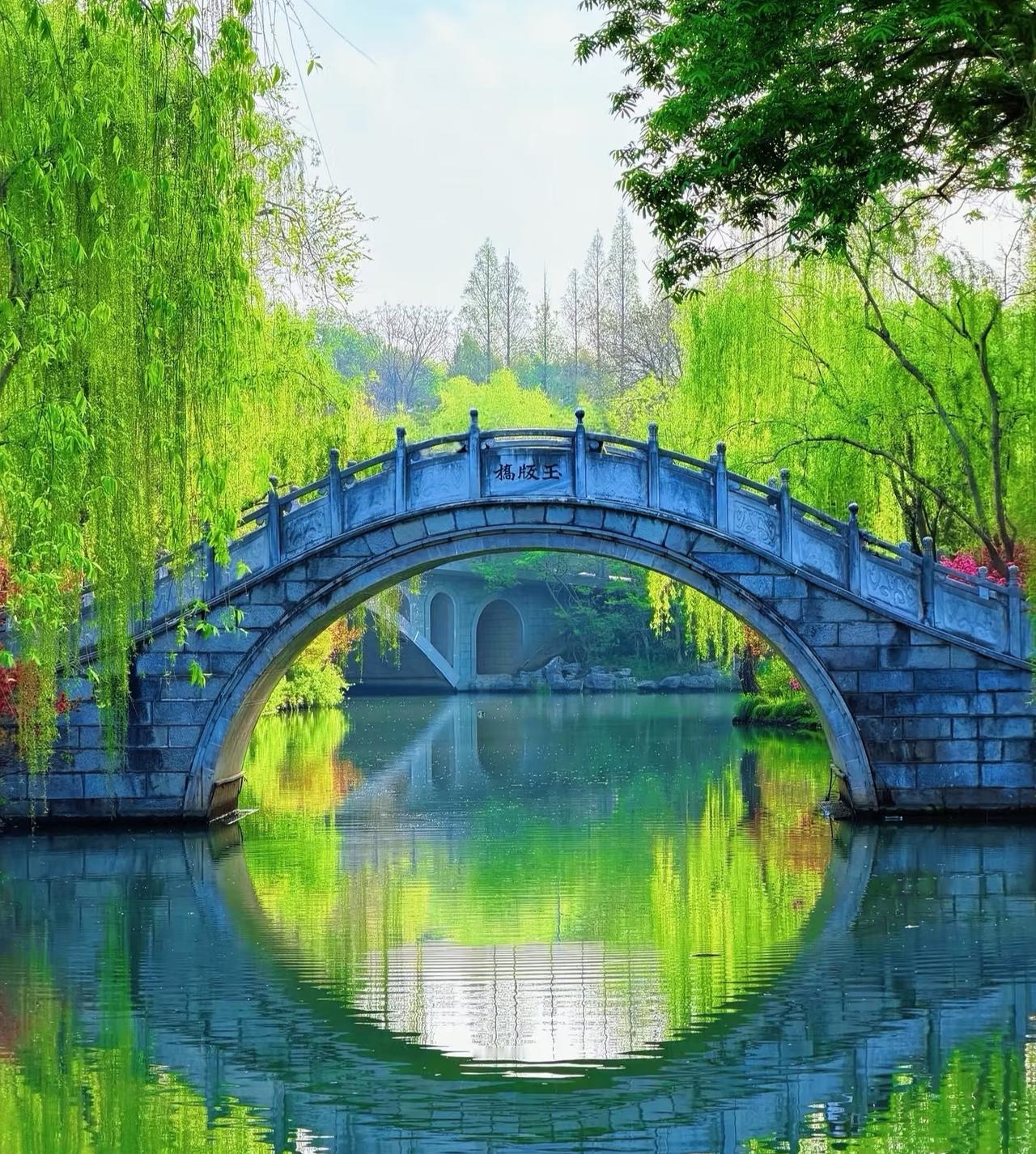 春日生活打卡季春日美景，小桥流水，哗啦啦，一片绿因是我家。