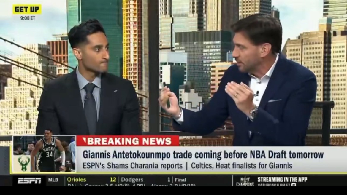 Shams：雄鹿会在凯尔特人和热火之间二选一！凯尔特人筹码是杰伦-布朗为主，热火