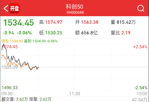 科创板直接翻绿，还吹不吹把国家队洗走了？