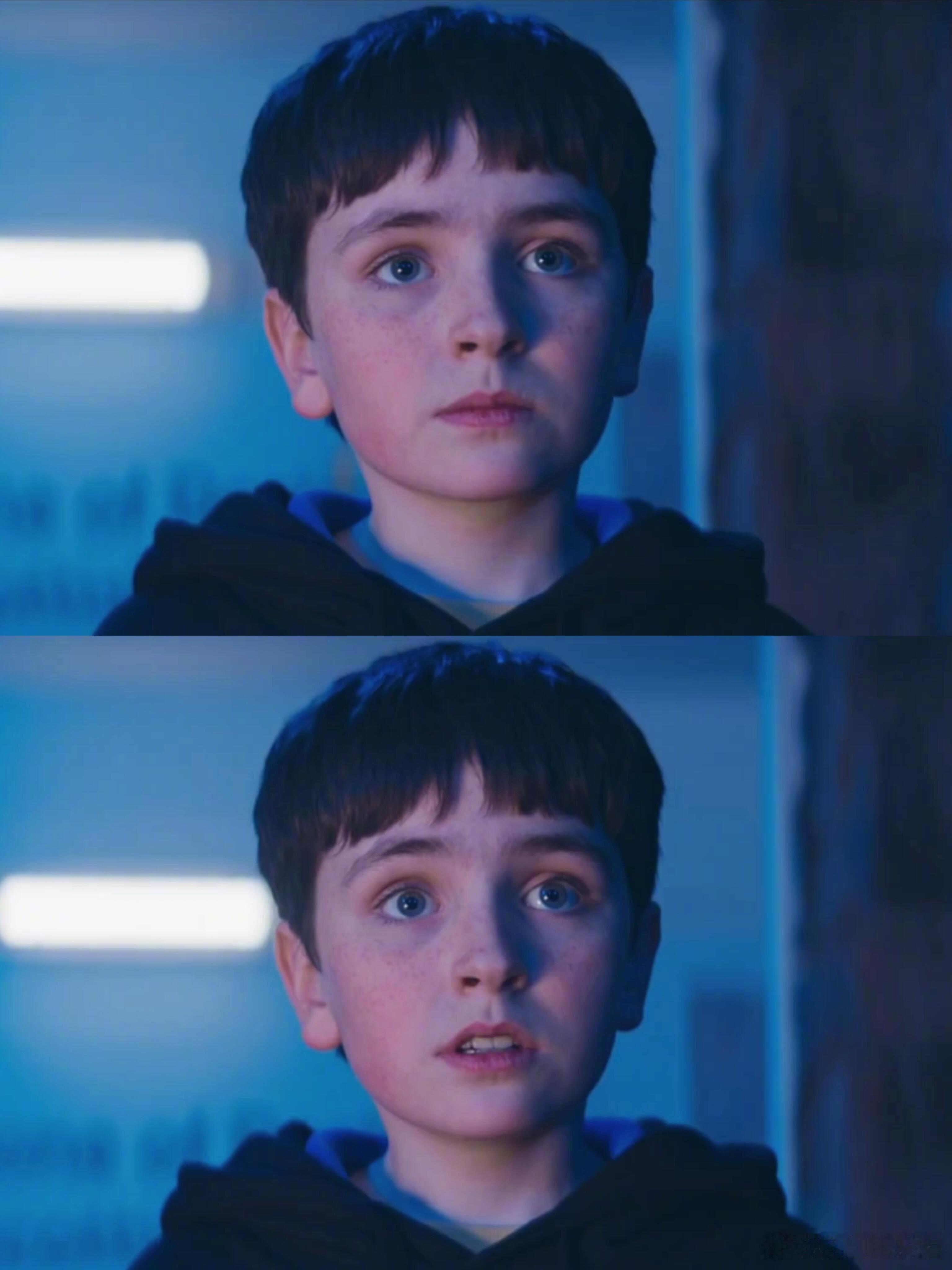 看多米的剧子片段小朋友演技好自然!!!万分期待他的哈利波特了!!!!!快一点到2